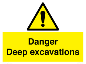 WC489: Danger Deep excavations
