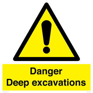 WC489: Danger Deep excavations