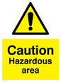 WC492: Caution Hazardous Area