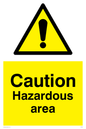 WC492: Caution Hazardous Area