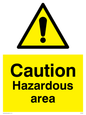 WC492: Caution Hazardous Area