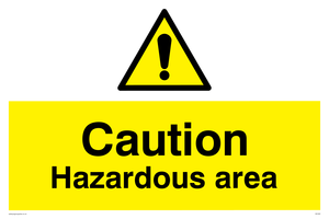 WC492: Caution Hazardous Area