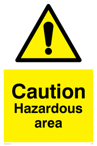 WC492: Caution Hazardous Area