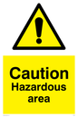 WC492: Caution Hazardous Area