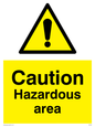 WC492: Caution Hazardous Area