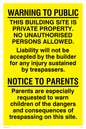 WC510: Building site public warning