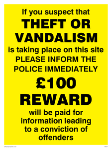 WC511: Theft vandalism inform police