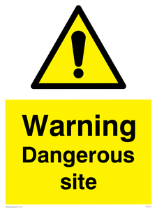 WC5317: Warning Dangerous site