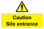 WC5335: Caution Site entrance