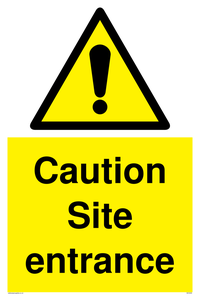 WC5335: Caution Site entrance