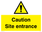 WC5335: Caution Site entrance
