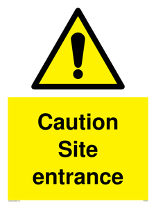WC5335: Caution Site entrance