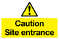 WC5335: Caution Site entrance