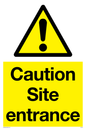 WC5335: Caution Site entrance