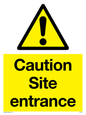 WC5335: Caution Site entrance