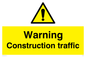 WC5391: Warning Construction traffic