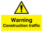 WC5391: Warning Construction traffic