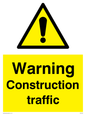 WC5391: Warning Construction traffic
