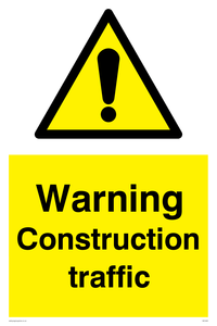 WC5391: Warning Construction traffic