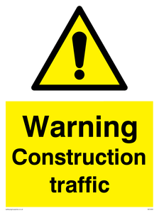 WC5391: Warning Construction traffic