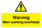 WC5493: Warning Men working overhead