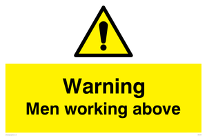 WC5494: Warning Men working above