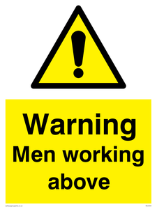 WC5494: Warning Men working above