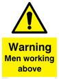 WC5494: Warning Men working above
