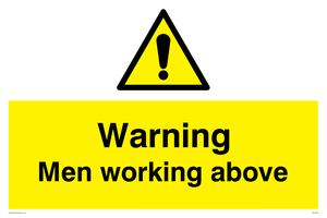 WC5494: Warning Men working above