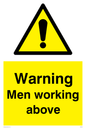 WC5494: Warning Men working above