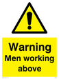 WC5494: Warning Men working above
