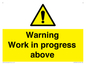 WC5790: Warning Work in progress above