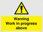 WC5790: Warning Work in progress above