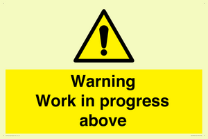 WC5790: Warning Work in progress above