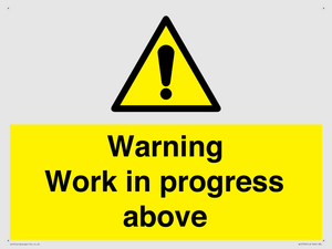 WC5790: Warning Work in progress above