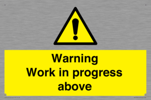 WC5790: Warning Work in progress above