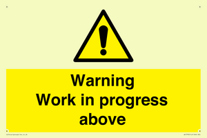 WC5790: Warning Work in progress above