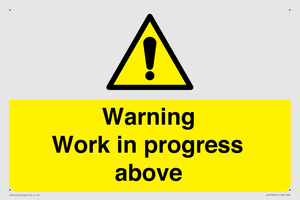 WC5790: Warning Work in progress above