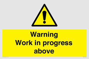 WC5790: Warning Work in progress above