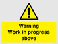 WC5790: Warning Work in progress above