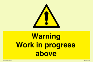 WC5790: Warning Work in progress above