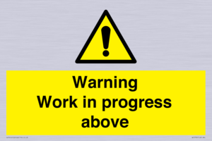WC5790: Warning Work in progress above
