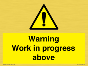 WC5790: Warning Work in progress above
