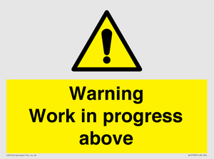 WC5790: Warning Work in progress above
