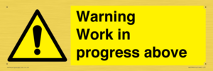 WC5790: Warning Work in progress above