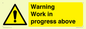 WC5790: Warning Work in progress above