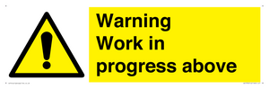 WC5790: Warning Work in progress above