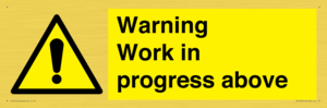 WC5790: Warning Work in progress above