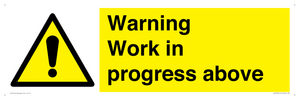 WC5790: Warning Work in progress above