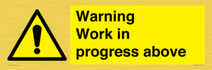 WC5790: Warning Work in progress above